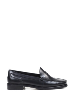 Loafer Col Preto em Pele